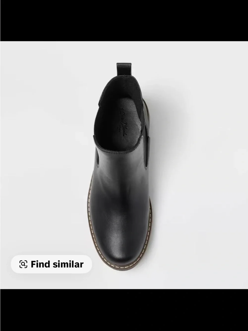 Universal Thread Women’s Black Chelsea Lug Ankle Boots